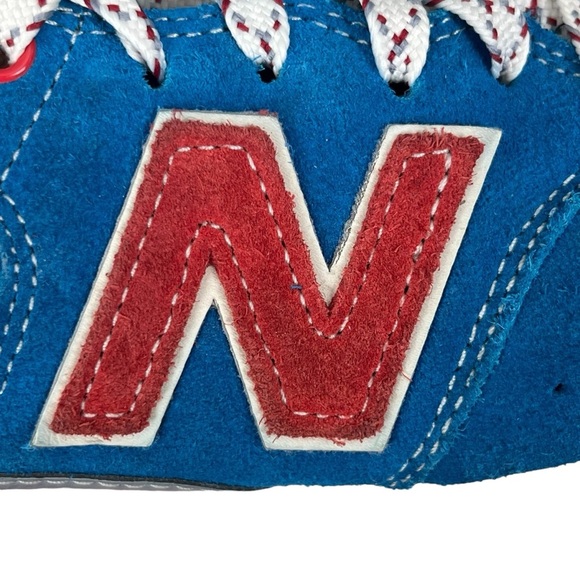 New Balance 996 Women’s Blue Red Suede Size 7 Rare Large N Retro Like New - Picture 6 of 12
